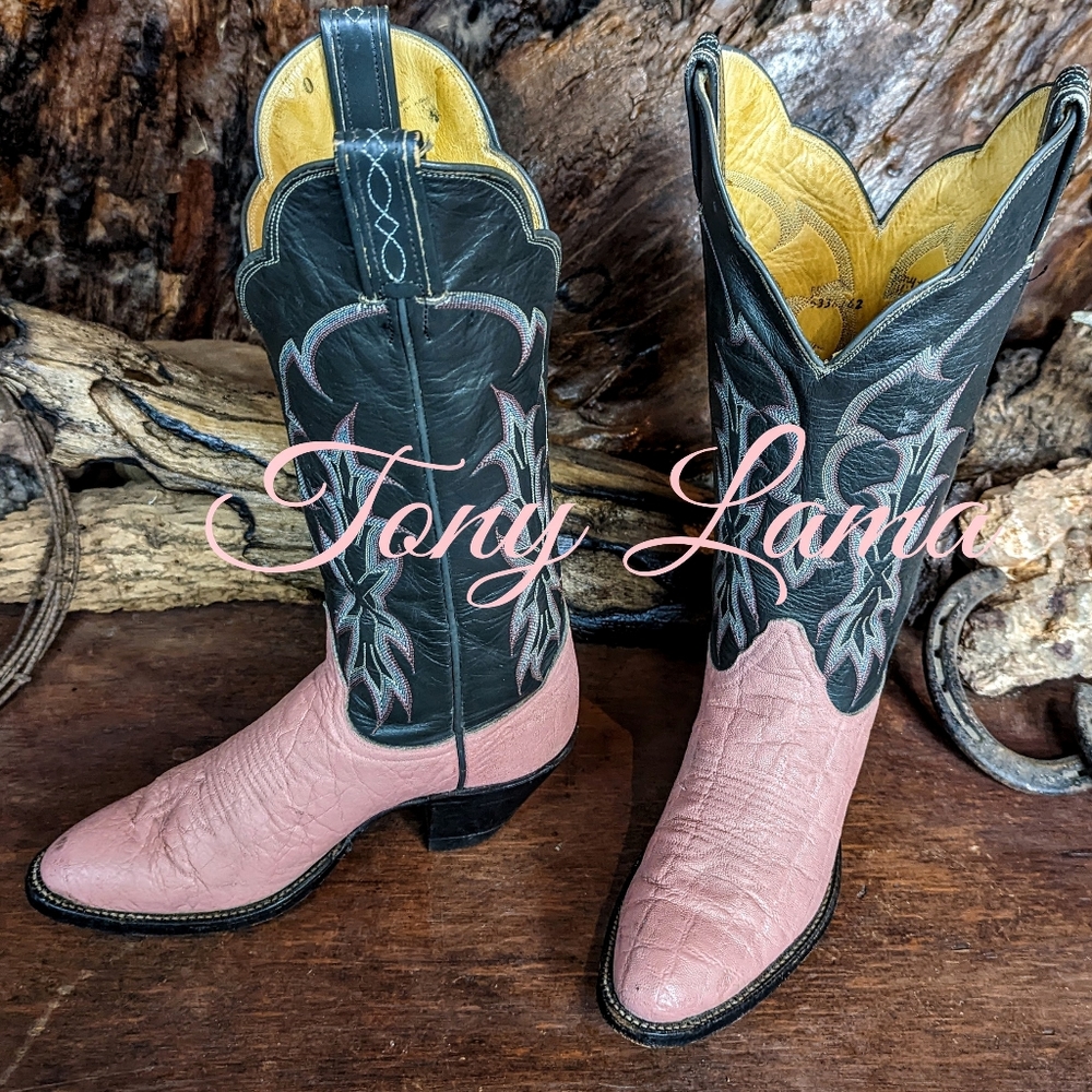 Tony Lama cowboy boots 5.5B - Picture 3 of 12